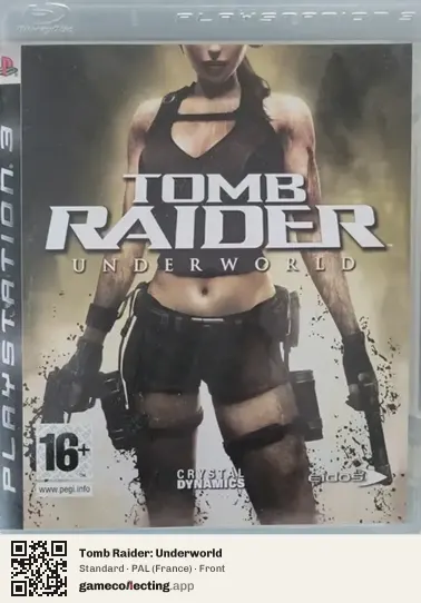 Tomb Raider: Underworld PlayStation 3, France box front