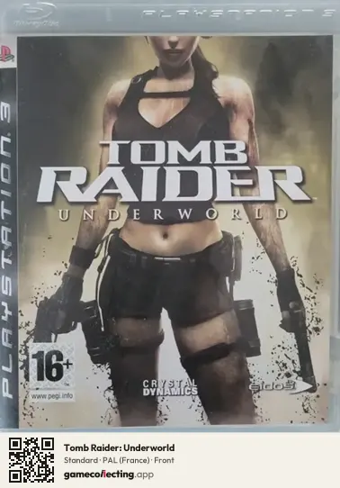 Tomb Raider: Underworld PlayStation 3, France box front