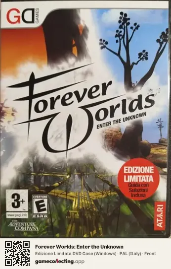 Forever Worlds: Enter the Unknown Computer, Italy box front