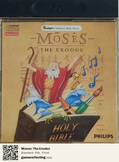 Moses: The Exodus Philips CD-i, PAL box front