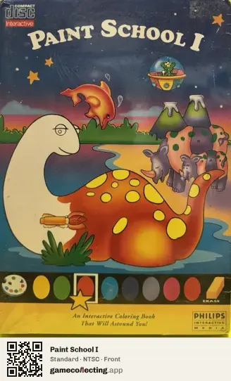 Paint School I Philips CD-i, NTSC box front