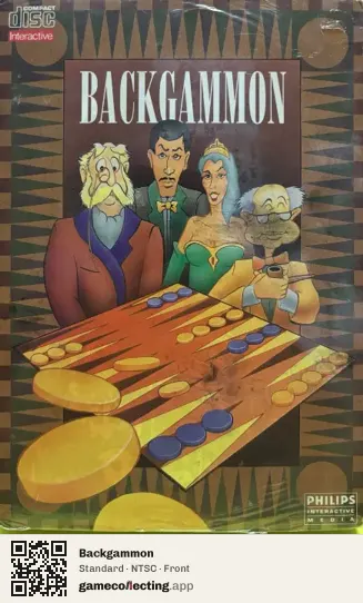 Backgammon Philips CD-i, NTSC box front