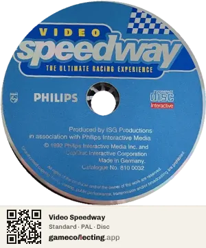 Video Speedway Philips CD-i, PAL disc