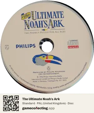The Ultimate Noah's Ark Philips CD-i, PAL disc