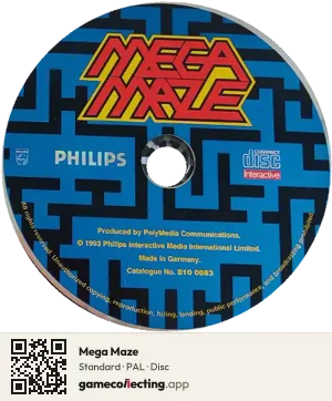 Mega Maze Philips CD-i, PAL disc