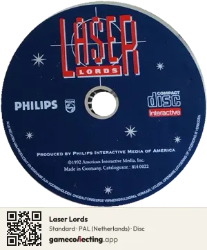 Laser Lords Philips CD-i, PAL disc