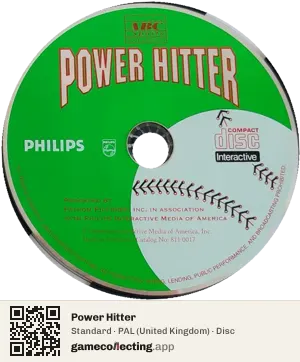 Power Hitter Philips CD-i, PAL disc