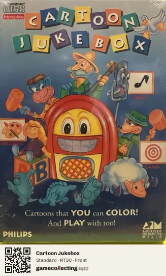Cartoon Jukebox Philips CD-i, NTSC box front