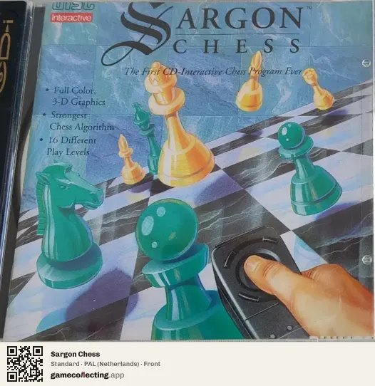 Sargon Chess Philips CD-i, Netherlands box front