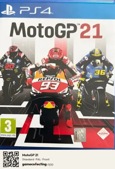 MotoGP 21 PlayStation 4, PAL box front