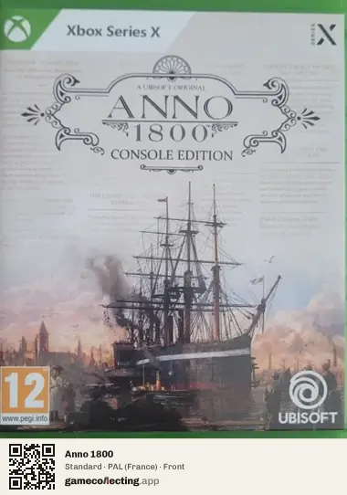 Anno 1800 Xbox Series X, France box front