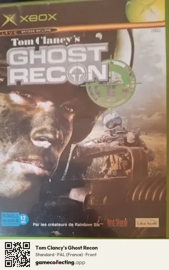 Tom Clancy's Ghost Recon Xbox, France box front