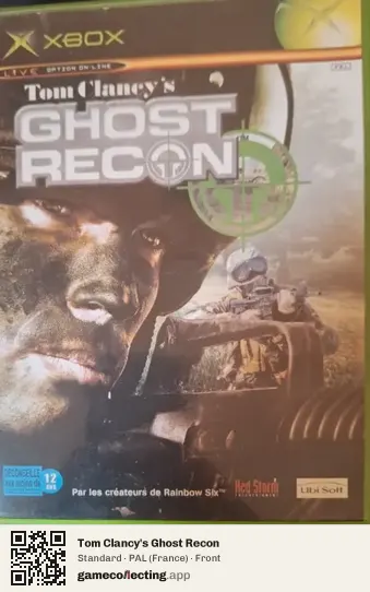 Tom Clancy's Ghost Recon Xbox, France box front