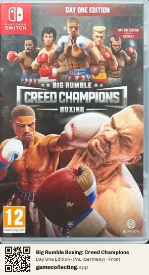 Big Rumble Boxing: Creed Champions Nintendo Switch, Germany box front