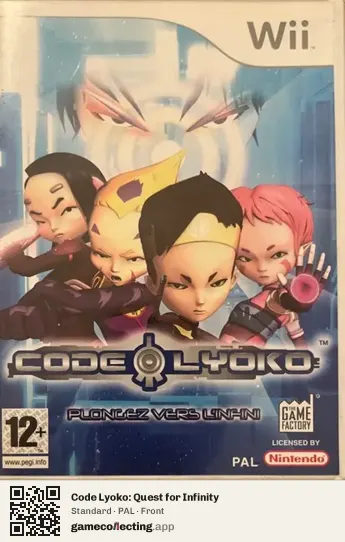 Code Lyoko: Quest for Infinity Nintendo Wii, PAL box front