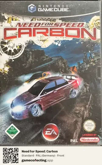 Need for Speed: Carbon Nintendo GameCube, Germany box front
