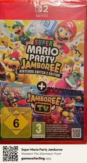 Super Mario Party Jamboree Nintendo Switch 2, Germany box front