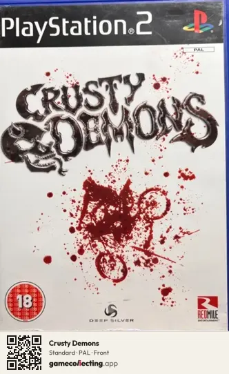 Crusty Demons PlayStation 2, PAL box front
