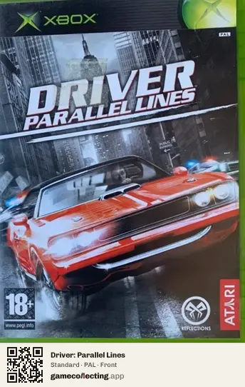 Driver: Parallel Lines Xbox, PAL box front