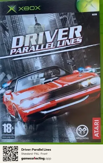 Driver: Parallel Lines Xbox, PAL box front