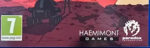 Surviving Mars, the PEGI square on its front