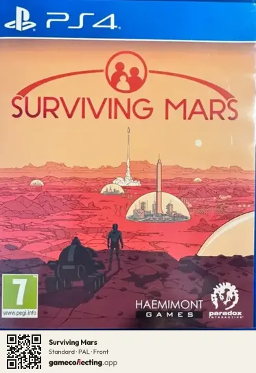 Surviving Mars PlayStation 4, PAL box front