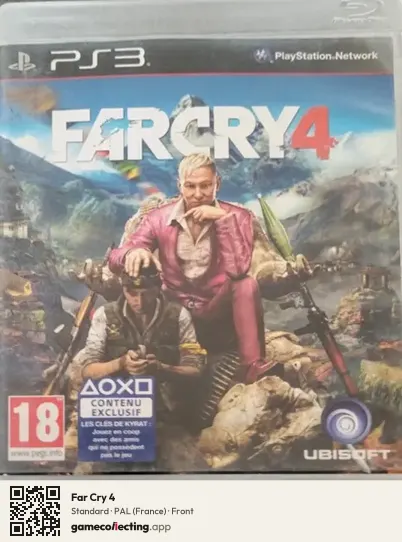 Far Cry 4 PlayStation 3, France box front