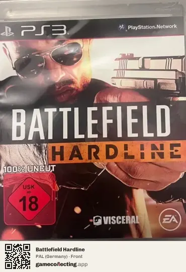 Battlefield Hardline PlayStation 3, Germany box front