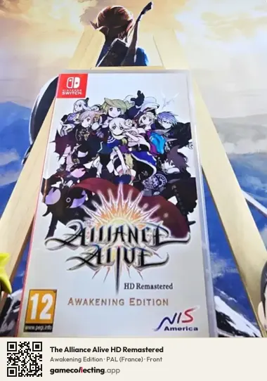 The Alliance Alive HD Remastered Nintendo Switch, France box front