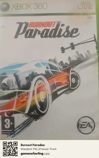 Burnout Paradise Xbox 360, France box front