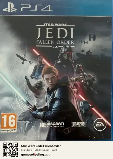 Star Wars Jedi: Fallen Order PlayStation 4, France box front