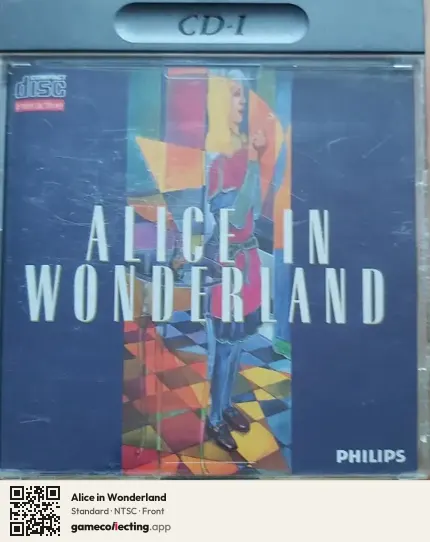 Alice in Wonderland Philips CD-i, NTSC box front
