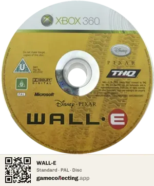 WALL-E Xbox 360, PAL disc