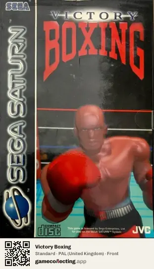 Victory Boxing Sega Saturn, United Kingdom box front
