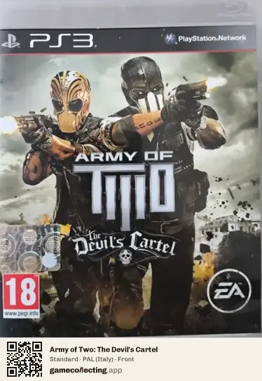 Army of Two: The Devil's Cartel PlayStation 3, Italy box front