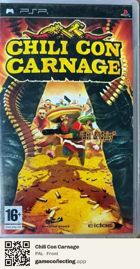 Chili Con Carnage PlayStation Portable, PAL box front