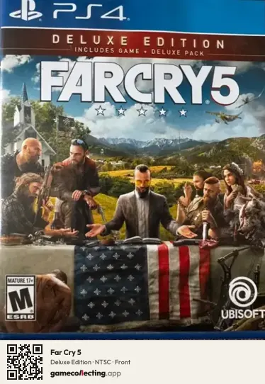 Far Cry 5 PlayStation 4, NTSC box front