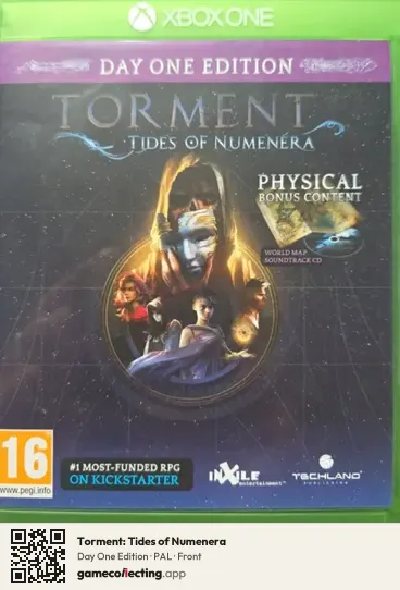 Torment: Tides of Numenera Xbox One, PAL box front