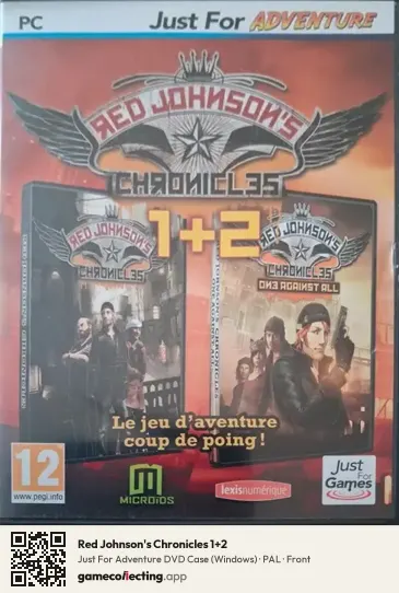 Red Johnson's Chronicles 1+2 Computer, PAL box front