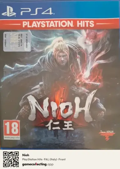 Nioh PlayStation 4, Italy box front
