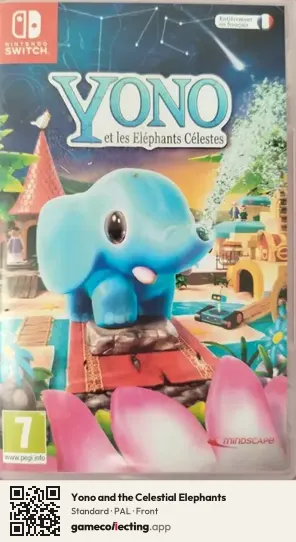 Yono and the Celestial Elephants Nintendo Switch, PAL box front