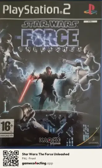 Star Wars: The Force Unleashed PlayStation 2, PAL box front