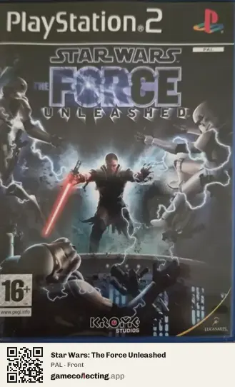 Star Wars: The Force Unleashed PlayStation 2, PAL box front