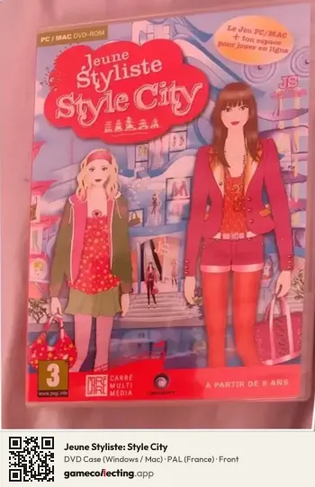 Jeune Styliste: Style City Computer, France box front