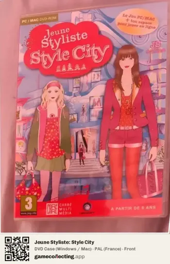 Jeune Styliste: Style City Computer, France box front