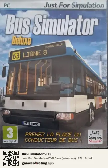Bus Simulator 2008 Computer, PAL box front