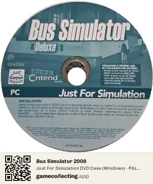 Bus Simulator 2008 Computer, PAL disc