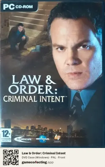 Law & Order: Criminal Intent Computer, PAL box front