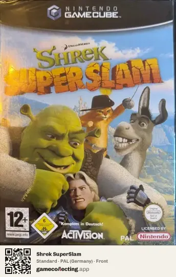 Shrek SuperSlam Nintendo GameCube, Germany box front