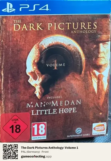 The Dark Pictures Anthology: Volume 1 PlayStation 4, Germany box front